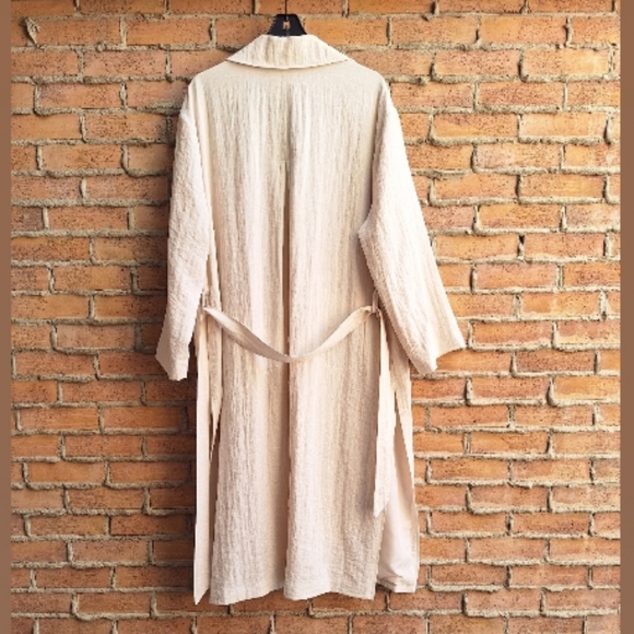 NWT H&M Double-Breadted Trench Coat - Picture 13 of 16